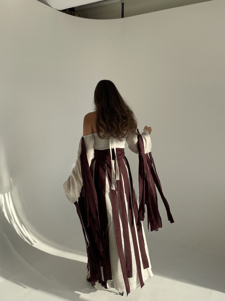 The plum dress